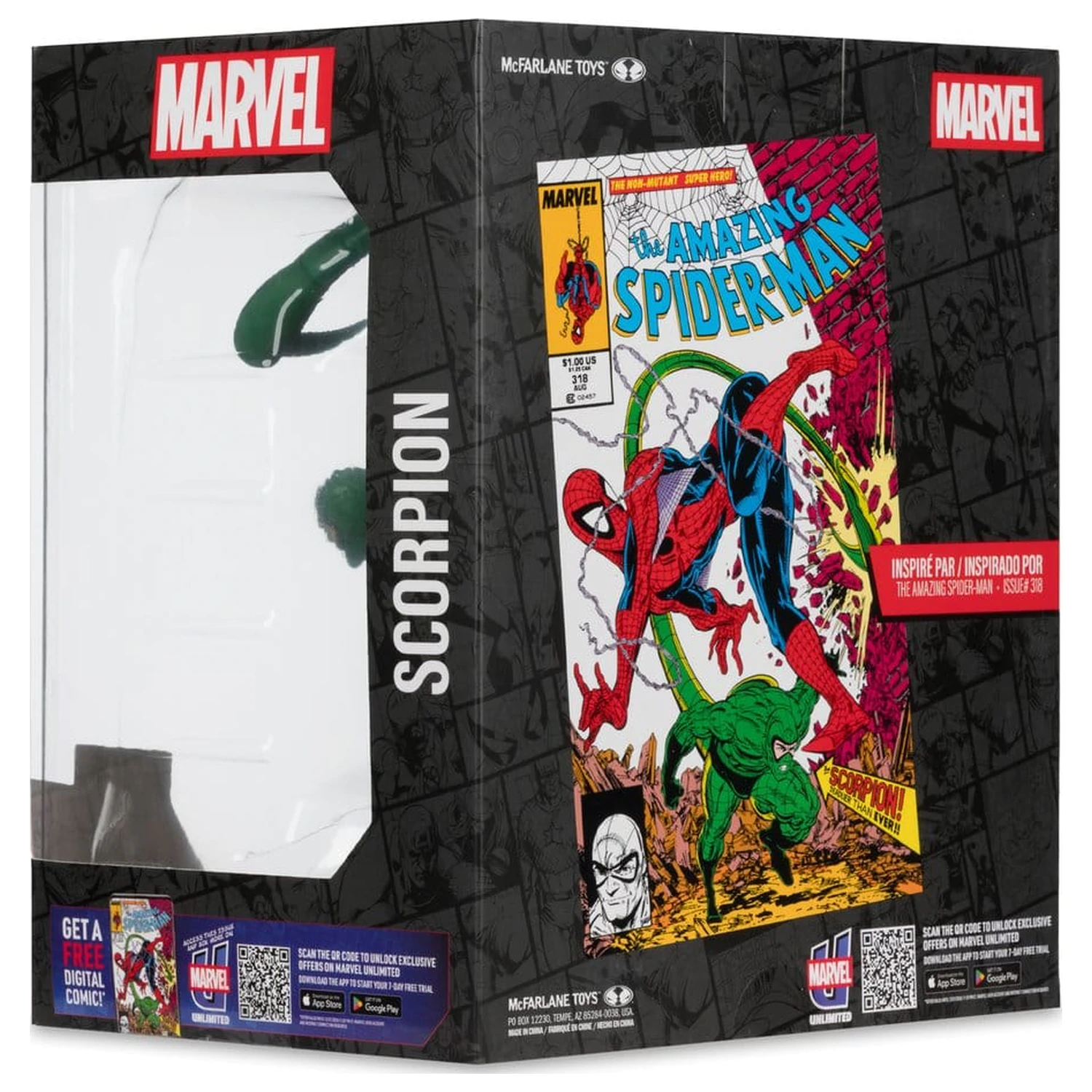 Marvel Collection PVC Figur 1/10 Scorpion (The Amazing Spider-Man #318) 17 cm Produktfoto