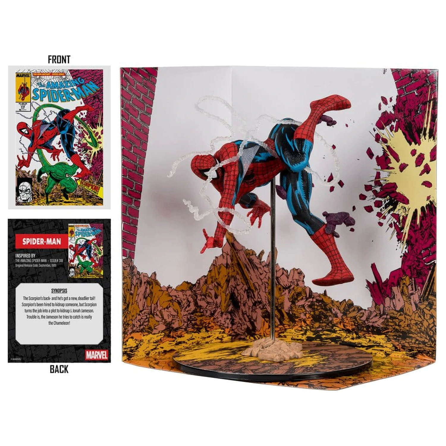 Marvel Collection PVC Figur 1/10 Spider-Man (The Amazing Spider-Man #318) 17 cm Produktfoto