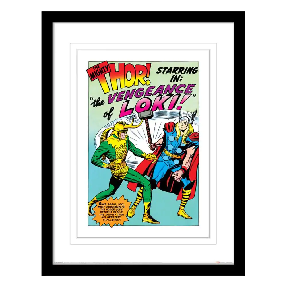Marvel Collector Print Poster im Rahmen Loki Comic termékfotó