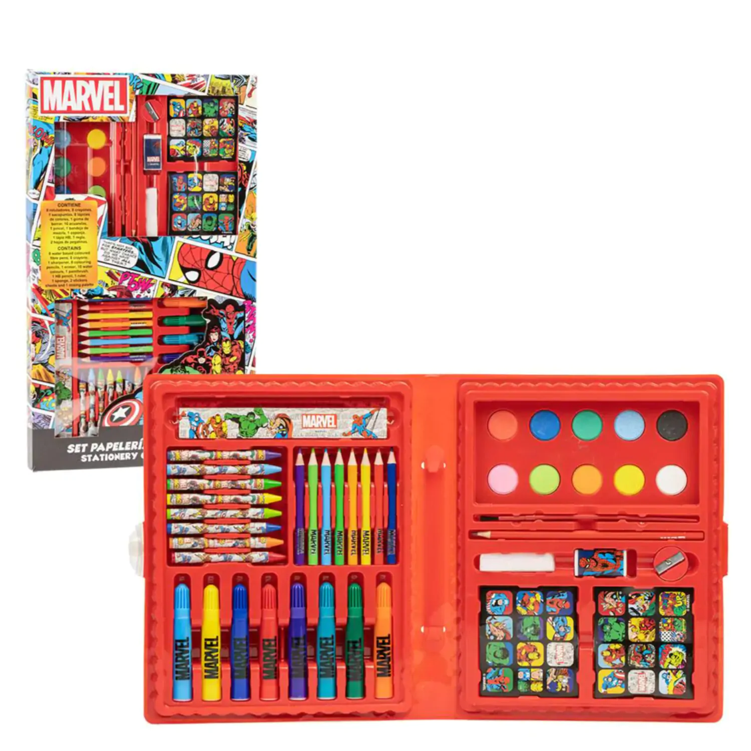 Marvel Colouring Schreibwaren set Produktfoto