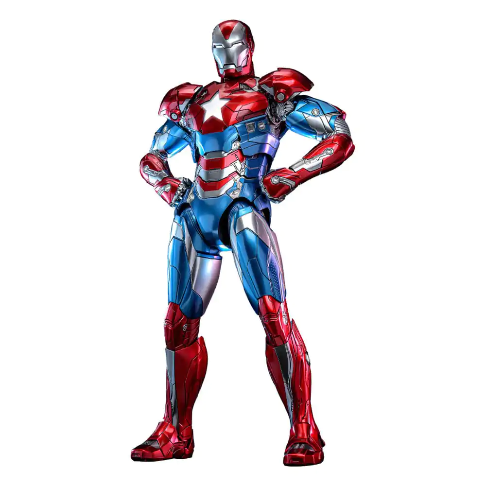 Marvel Comic Diecast Masterpiece Actionfigur 1/6 Iron Patriot Hot Toys Exclusive 32 cm Produktfoto