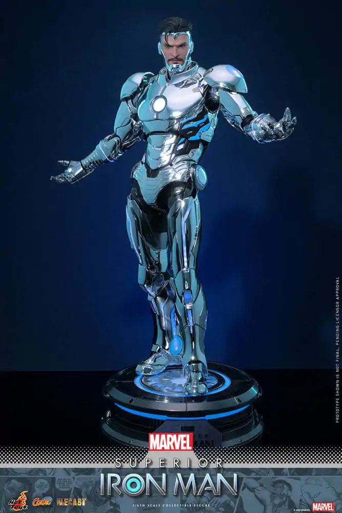 Marvel Comic Diecast Masterpiece Action-Figur 1/6 Superior Iron Man 32 cm Produktfoto