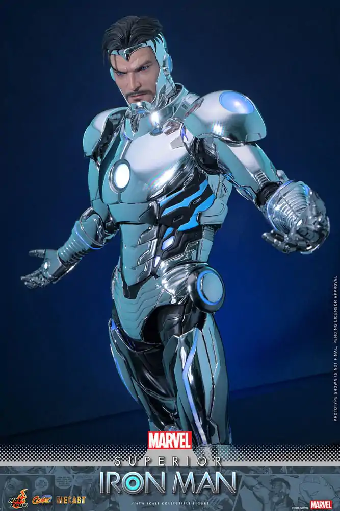 Marvel Comic Diecast Masterpiece Action-Figur 1/6 Superior Iron Man 32 cm Produktfoto