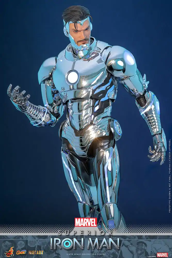 Marvel Comic Diecast Masterpiece Action-Figur 1/6 Superior Iron Man 32 cm Produktfoto