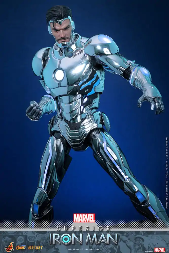 Marvel Comic Diecast Masterpiece Action-Figur 1/6 Superior Iron Man 32 cm Produktfoto