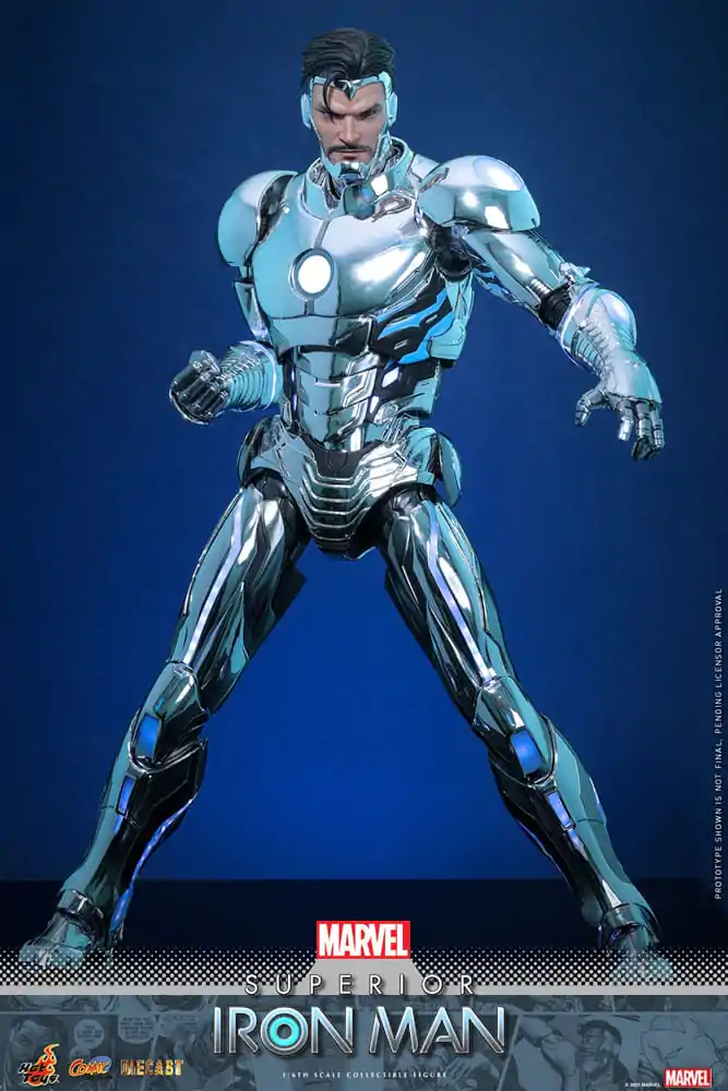 Marvel Comic Diecast Masterpiece Action-Figur 1/6 Superior Iron Man 32 cm Produktfoto