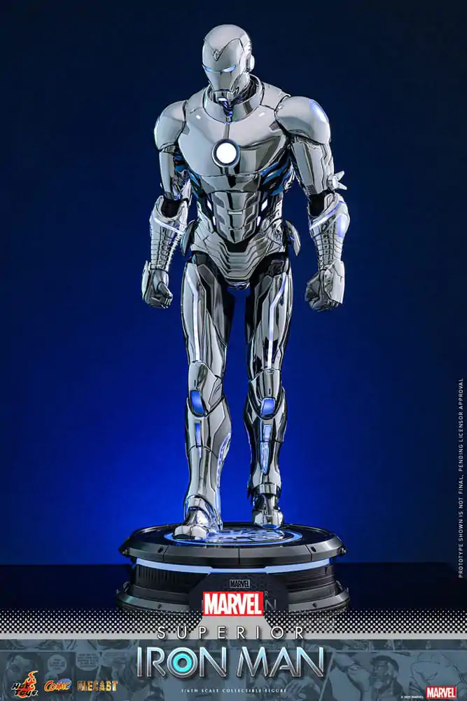 Marvel Comic Diecast Masterpiece Action-Figur 1/6 Superior Iron Man 32 cm Produktfoto