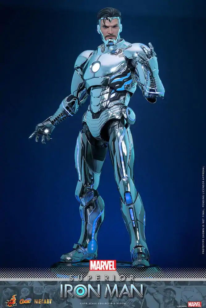 Marvel Comic Diecast Masterpiece Action-Figur 1/6 Superior Iron Man 32 cm Produktfoto