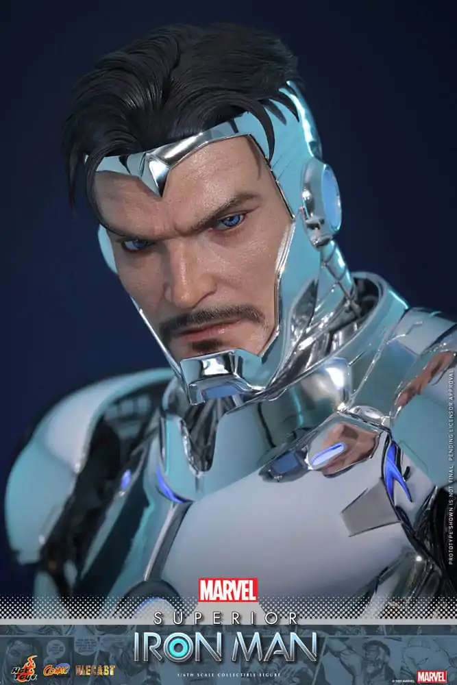 Marvel Comic Diecast Masterpiece Action-Figur 1/6 Superior Iron Man 32 cm Produktfoto