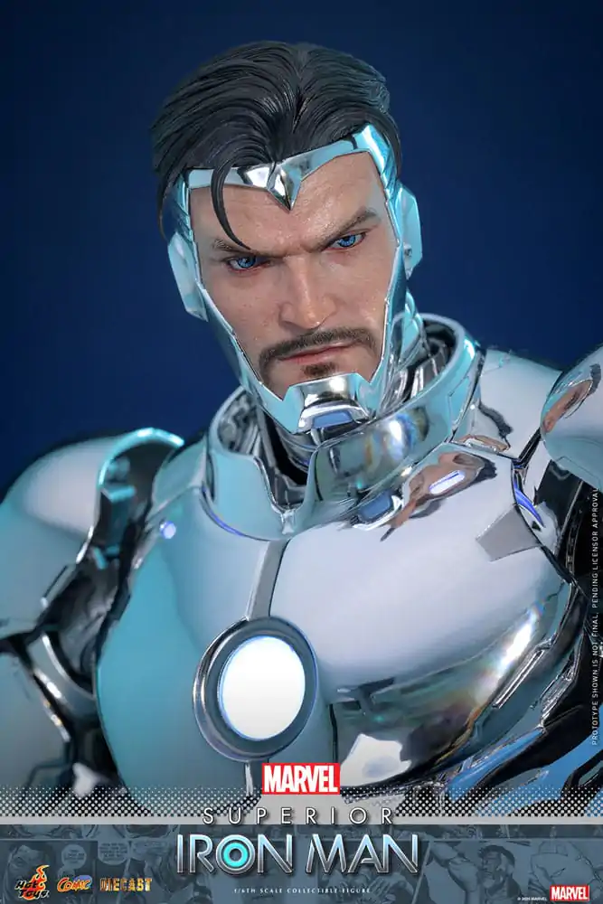 Marvel Comic Diecast Masterpiece Action-Figur 1/6 Superior Iron Man 32 cm Produktfoto