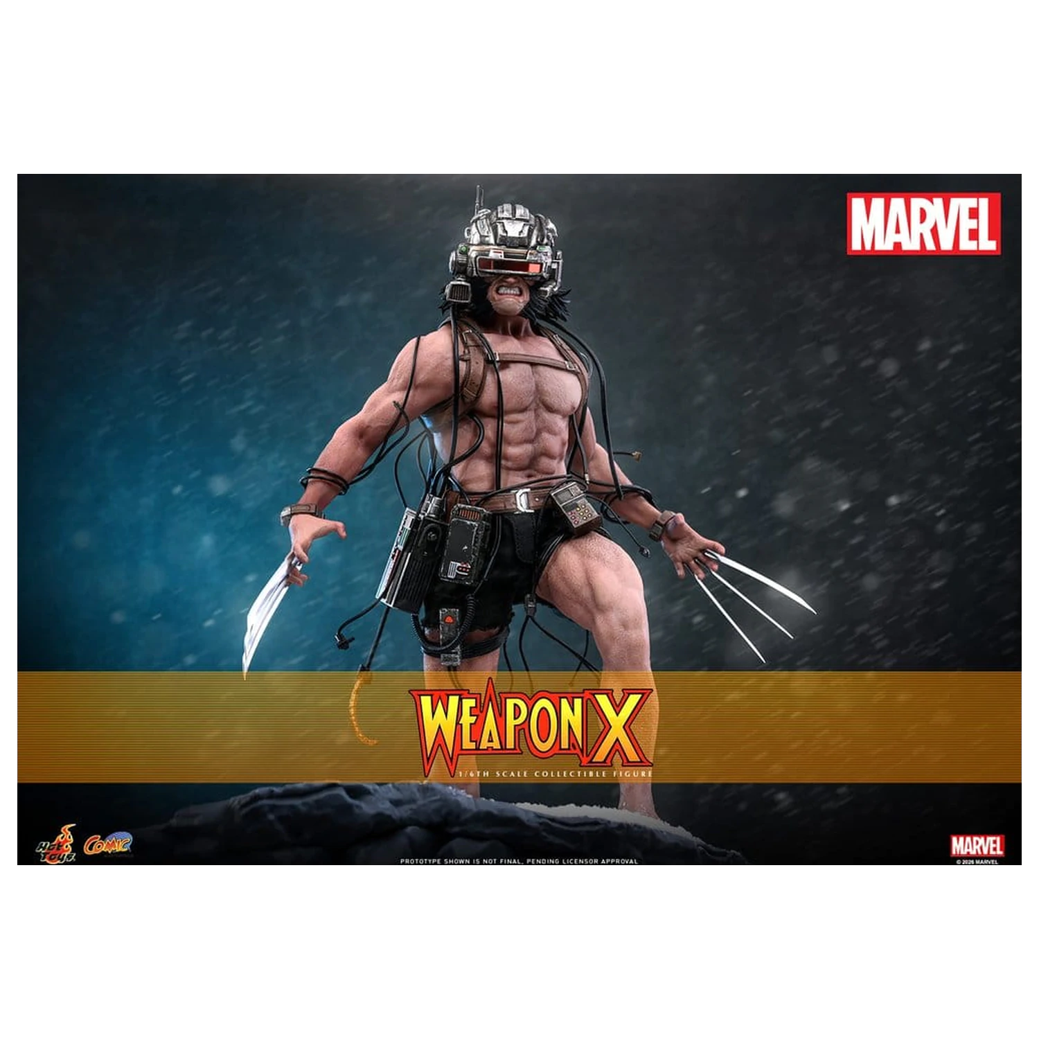 Marvel Comic Meisterwerk Action Figur 1/6 Weapon X 31 cm Produktfoto