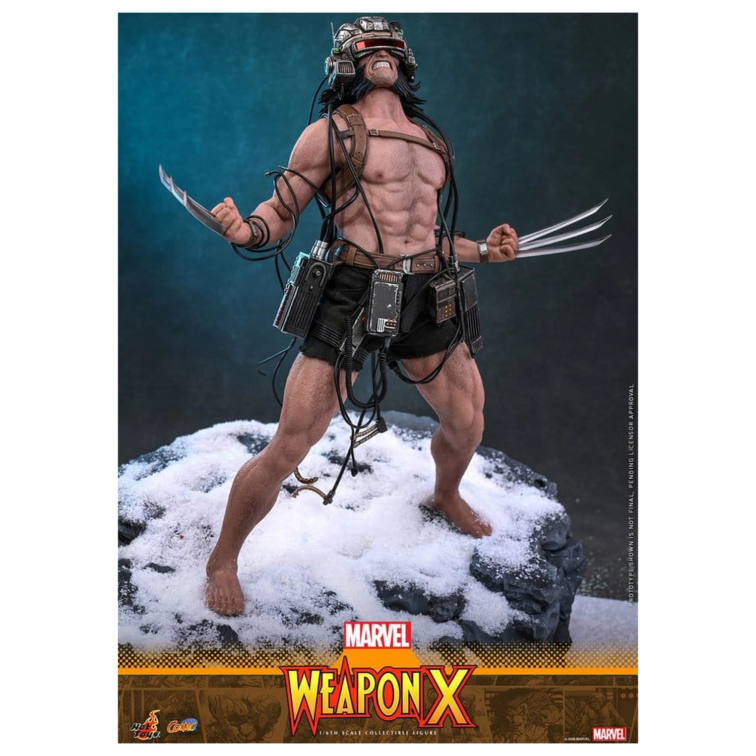 Marvel Comic Meisterwerk Action Figur 1/6 Weapon X 31 cm Produktfoto