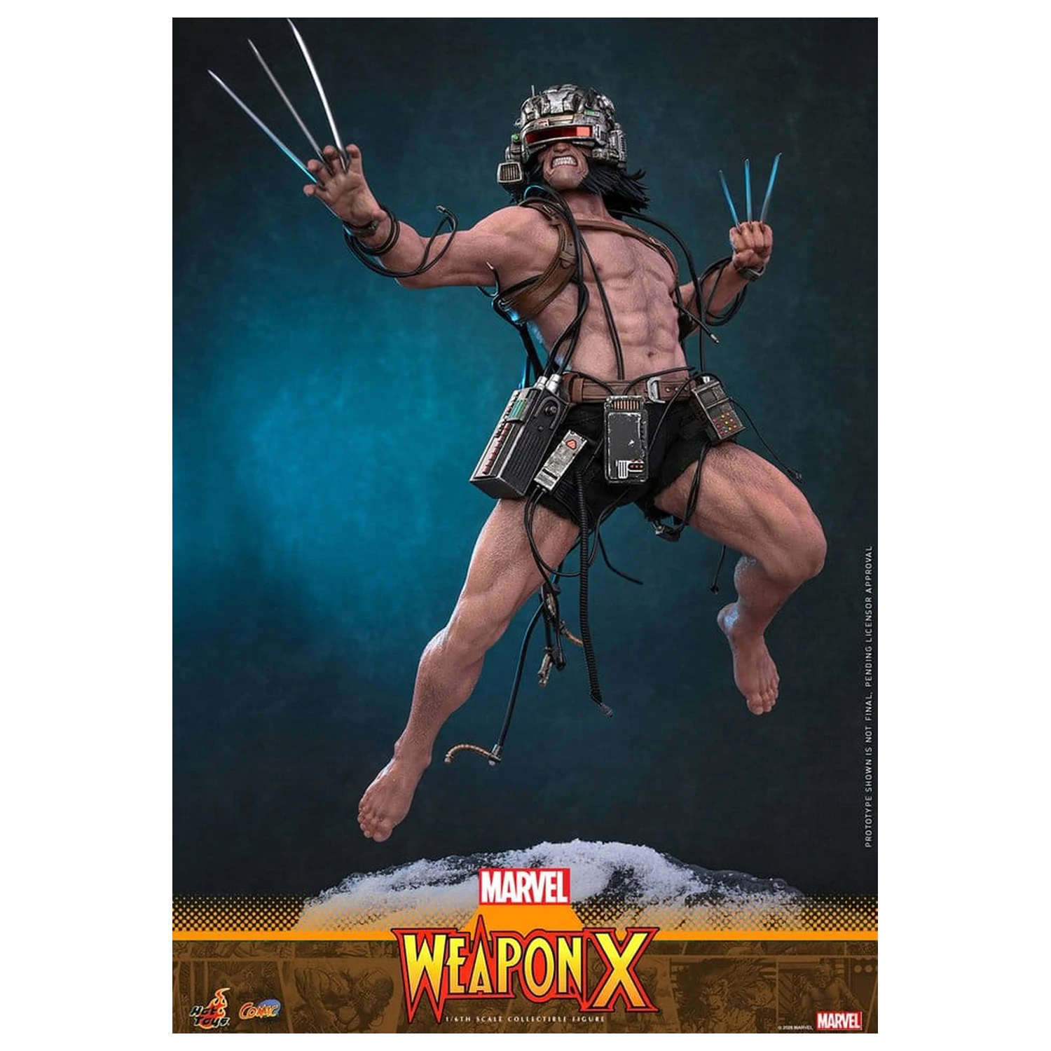 Marvel Comic Meisterwerk Action Figur 1/6 Weapon X 31 cm Produktfoto