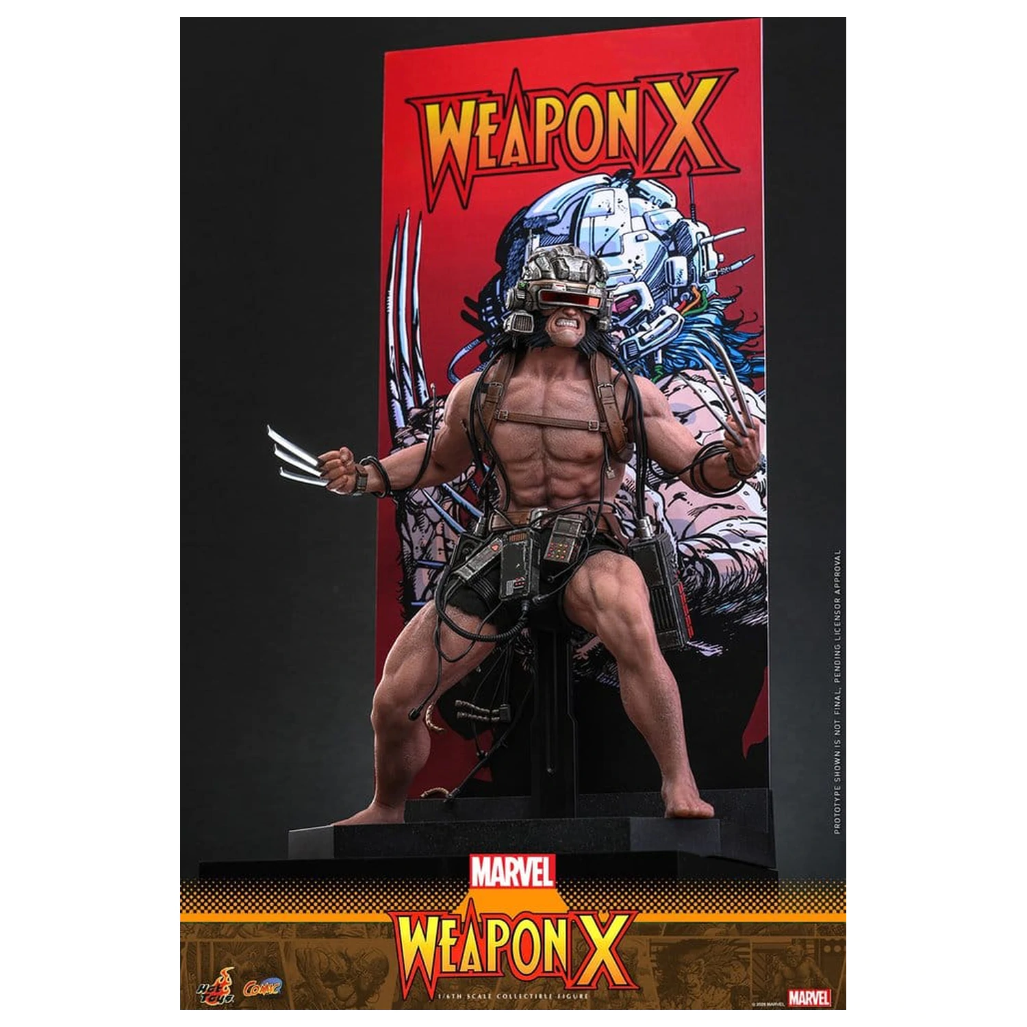 Marvel Comic Meisterwerk Action Figur 1/6 Weapon X 31 cm Produktfoto