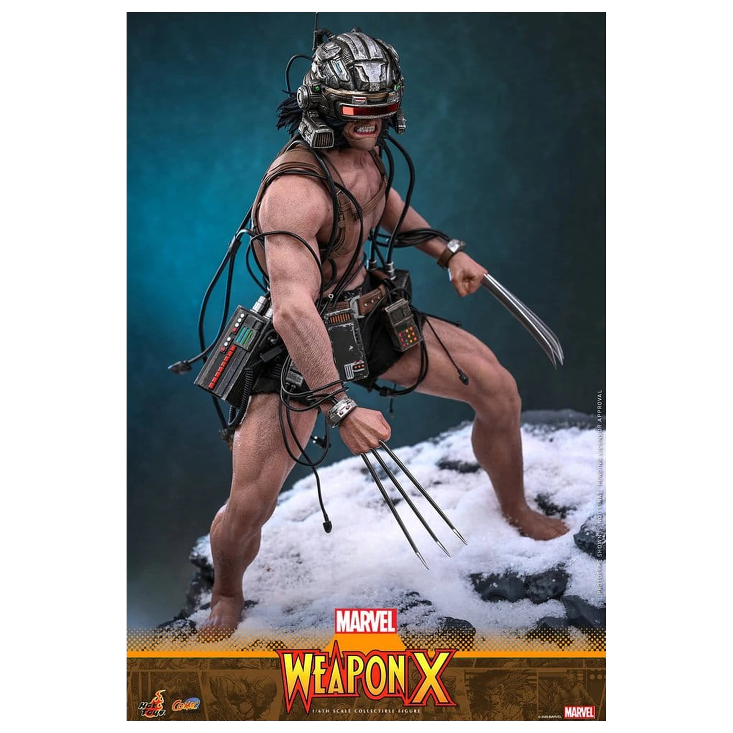 Marvel Comic Meisterwerk Action Figur 1/6 Weapon X 31 cm Produktfoto