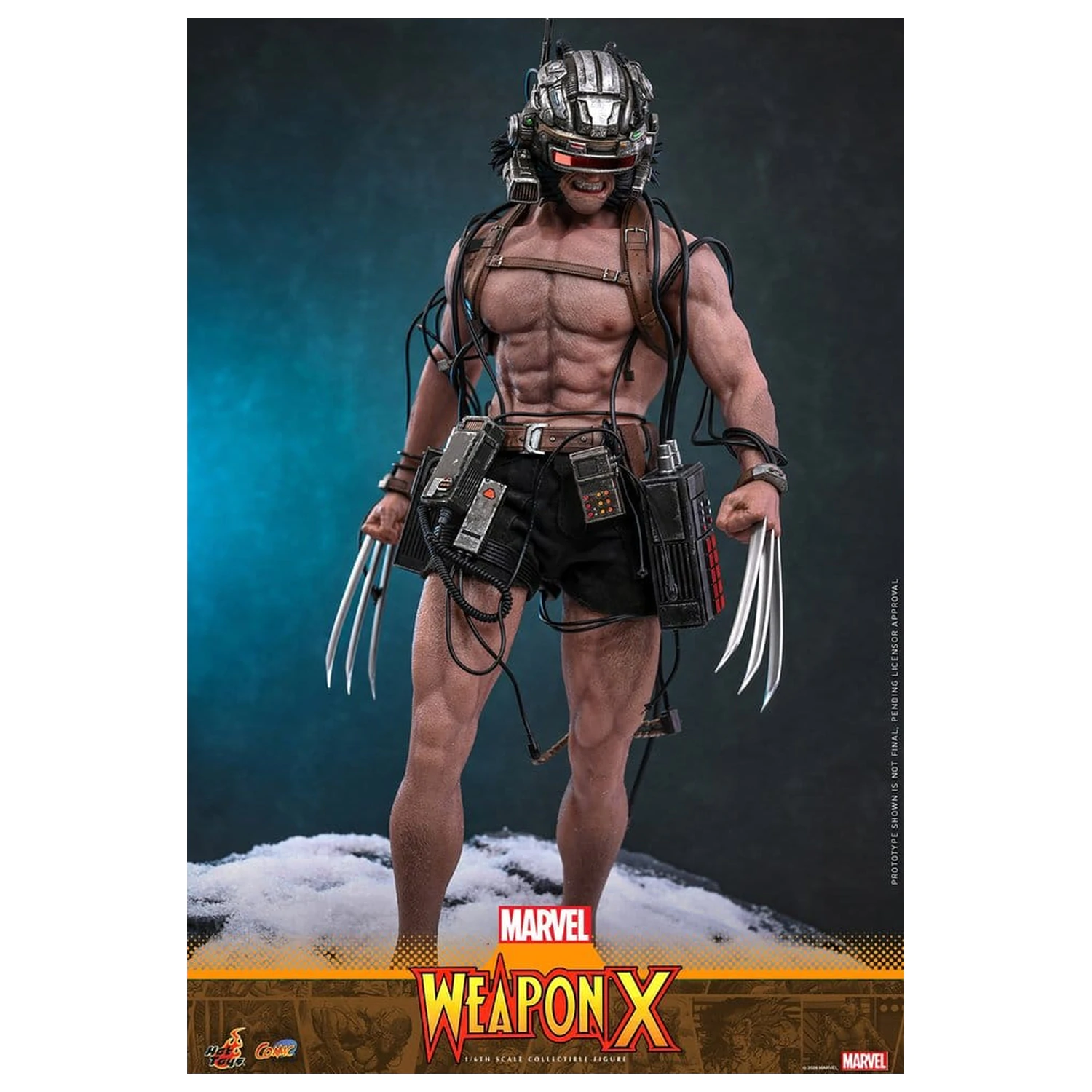 Marvel Comic Meisterwerk Action Figur 1/6 Weapon X 31 cm Produktfoto