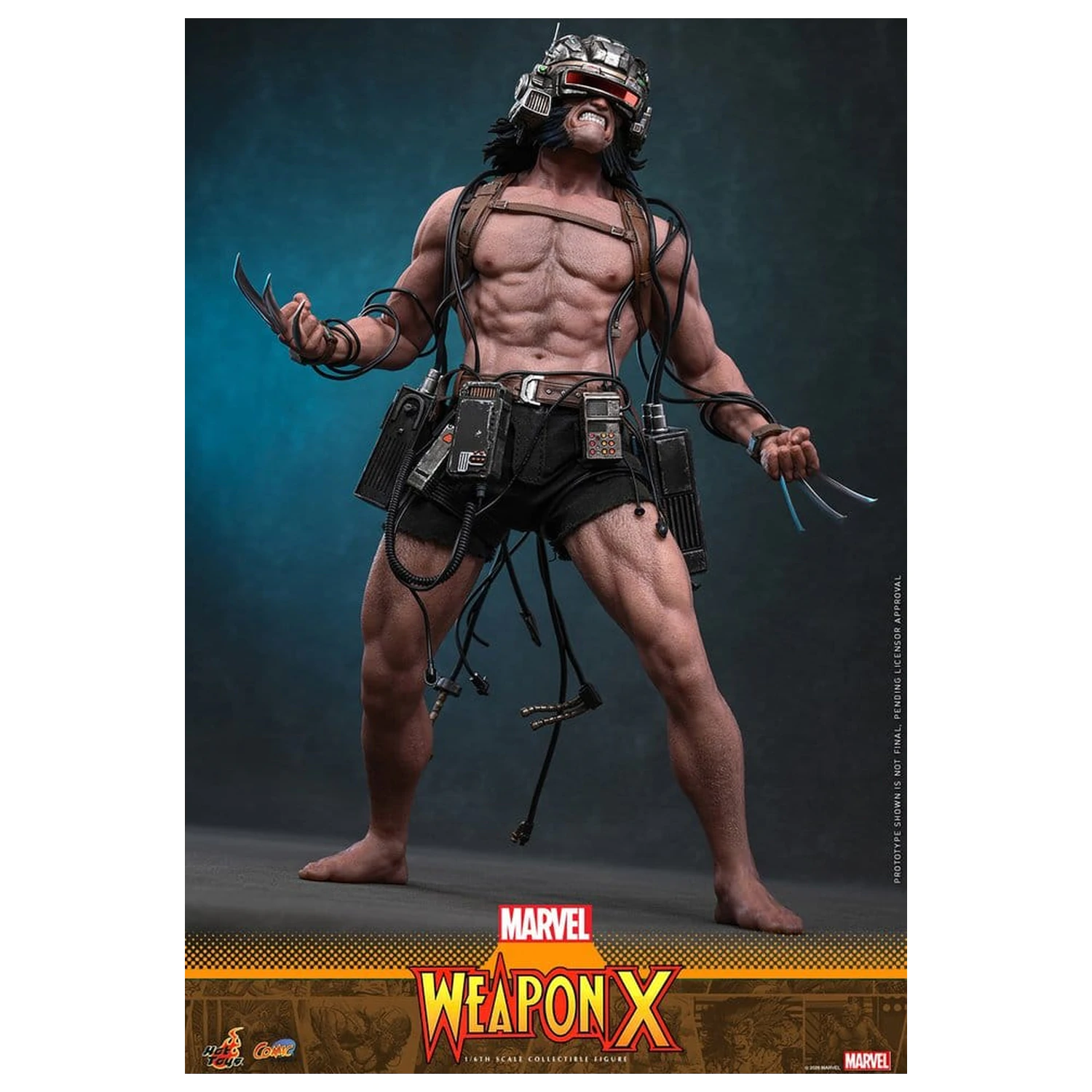 Marvel Comic Meisterwerk Action Figur 1/6 Weapon X 31 cm Produktfoto