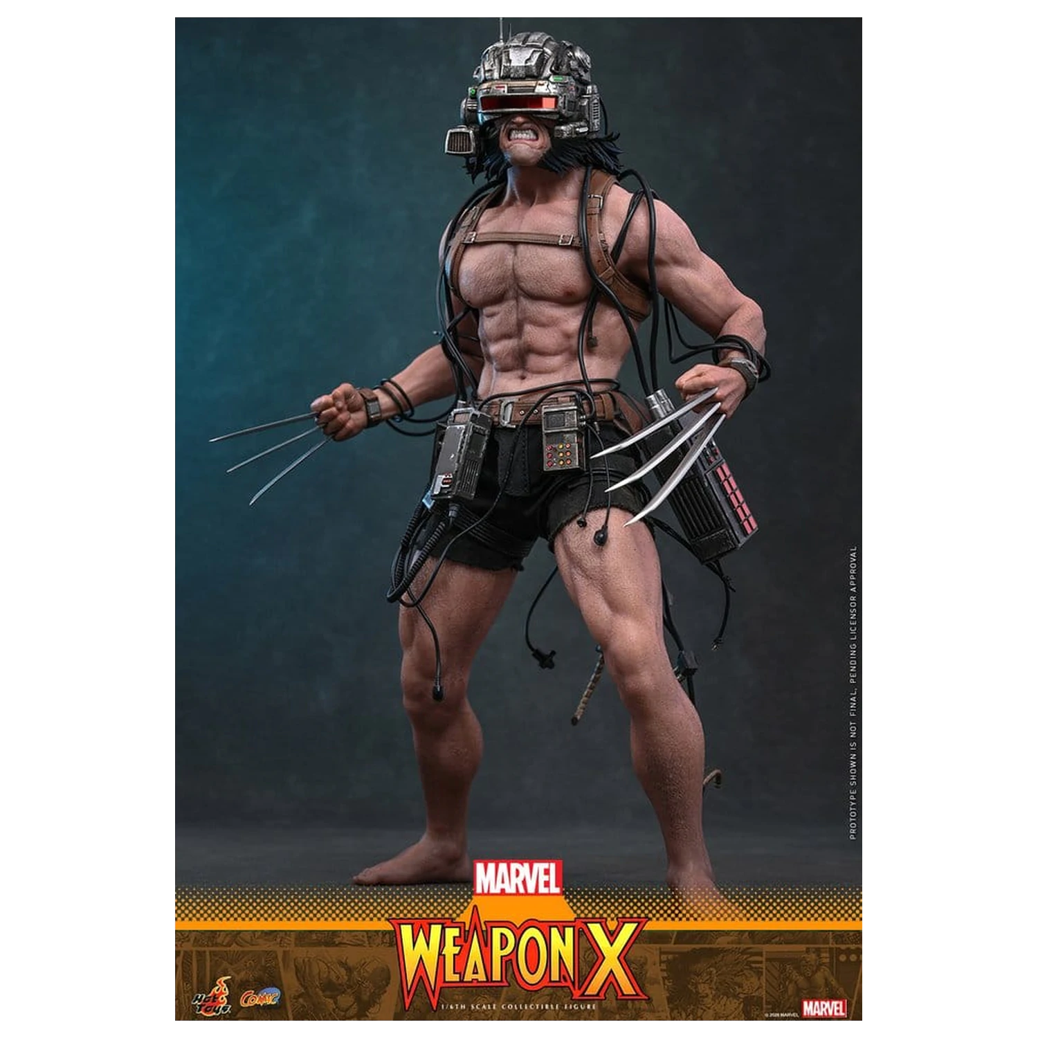 Marvel Comic Meisterwerk Action Figur 1/6 Weapon X 31 cm Produktfoto