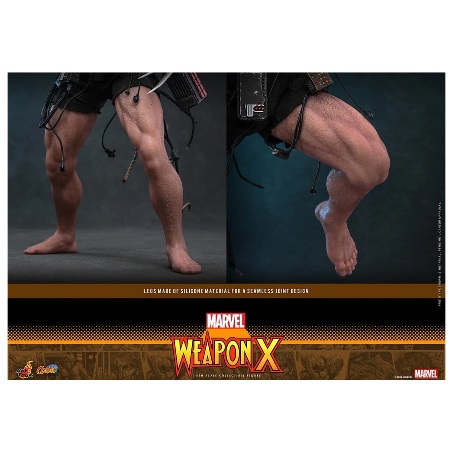 Marvel Comic Meisterwerk Action Figur 1/6 Weapon X 31 cm Produktfoto