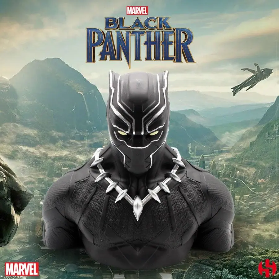 Marvel Comics Spardose Black Panther Wakanda Deluxe 20 cm termékfotó