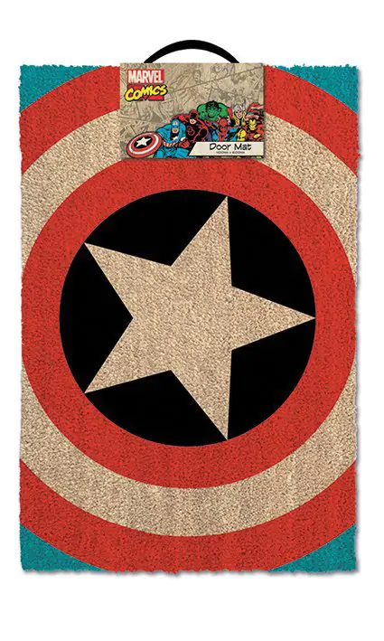 Marvel Comics Fußmatte Captain America Schild 40 x 60 cm Produktfoto