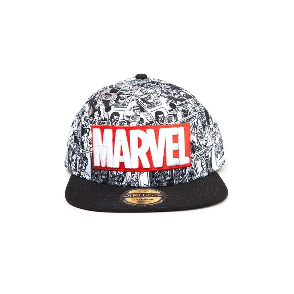 Marvel Comics Snapback Cap Classic Red & White Logo termékfotó