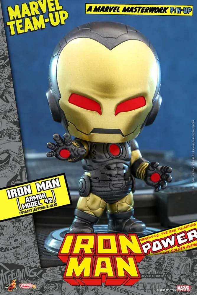 Marvel Comics Cosbaby (S) Minifigur Iron Man (Armor Model 42) 10 cm termékfotó