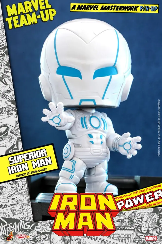 Marvel Comics Cosbaby (S) Minifigur Superior Iron Man 10 cm termékfotó