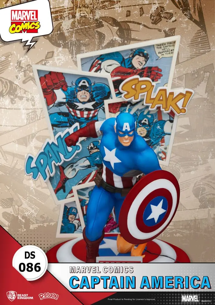 Marvel Comics D-Stage PVC Diorama Captain America 16 cm termékfotó