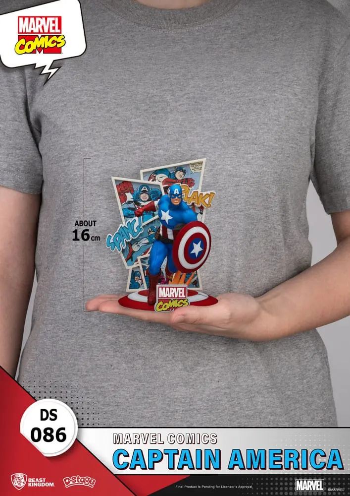 Marvel Comics D-Stage PVC Diorama Captain America 16 cm termékfotó