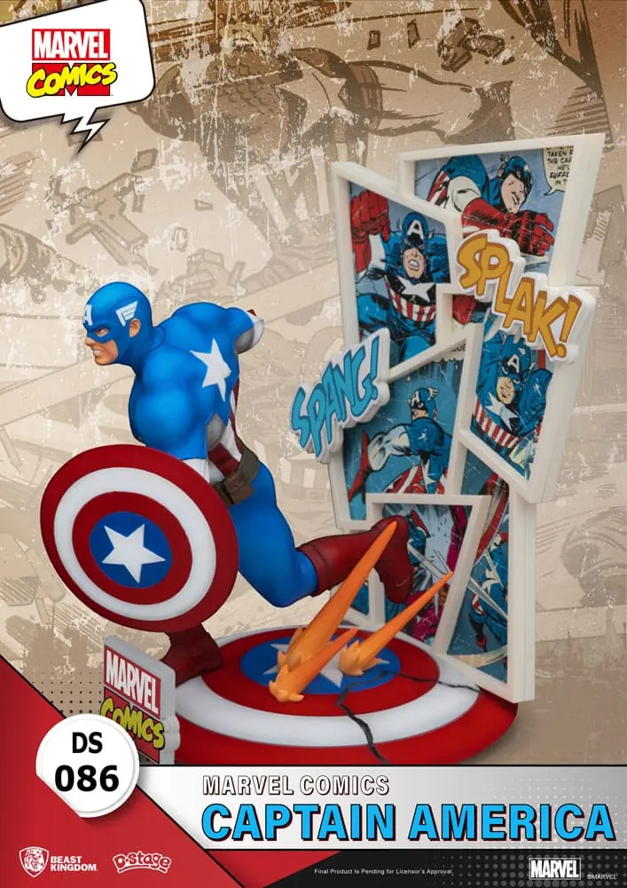 Marvel Comics D-Stage PVC Diorama Captain America 16 cm termékfotó