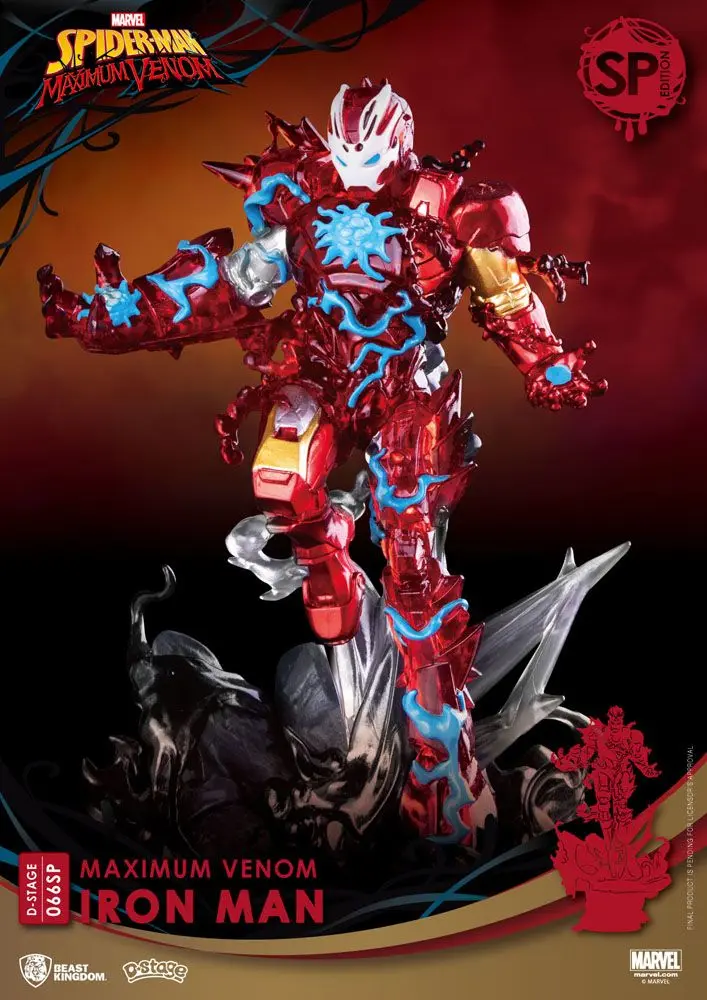 Marvel Comics D-Stage PVC Diorama Maximum Venom Iron Man Special Edition 16 cm Produktfoto