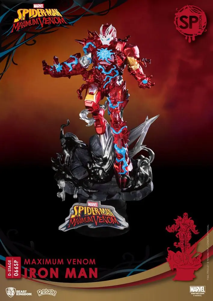 Marvel Comics D-Stage PVC Diorama Maximum Venom Iron Man Special Edition 16 cm Produktfoto
