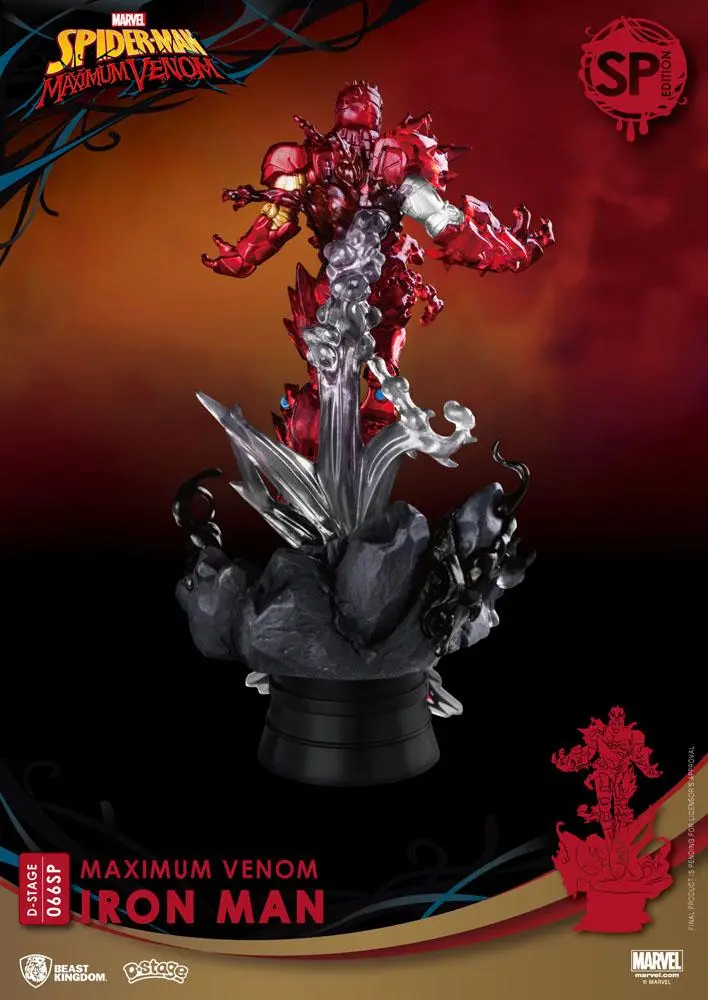 Marvel Comics D-Stage PVC Diorama Maximum Venom Iron Man Special Edition 16 cm Produktfoto