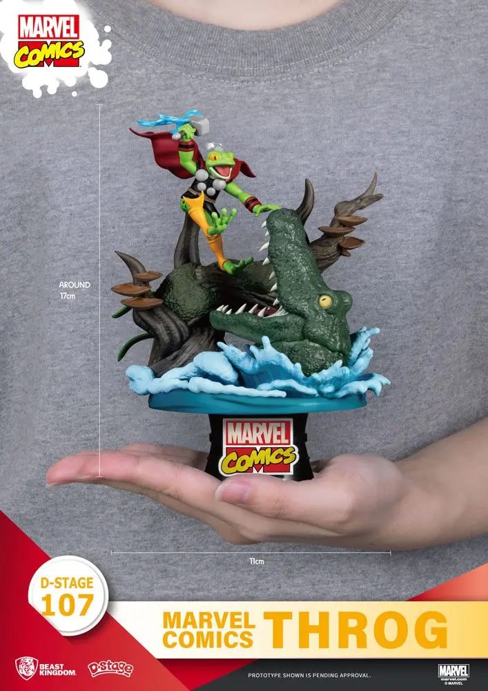Marvel Comics D-Stage PVC Diorama Throg 17 cm Produktfoto
