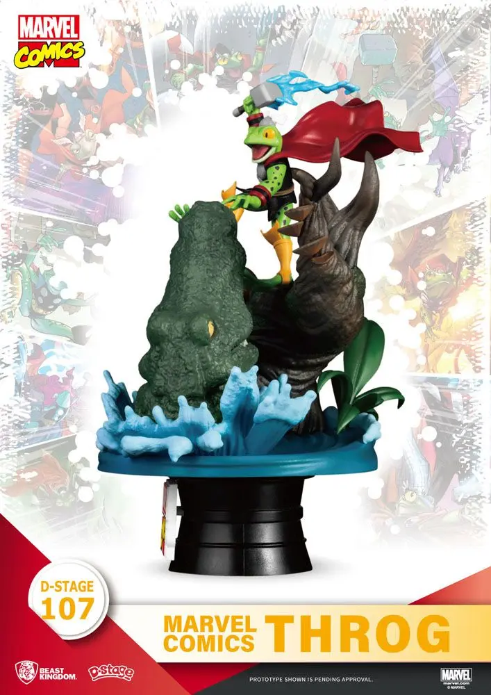 Marvel Comics D-Stage PVC Diorama Throg 17 cm Produktfoto