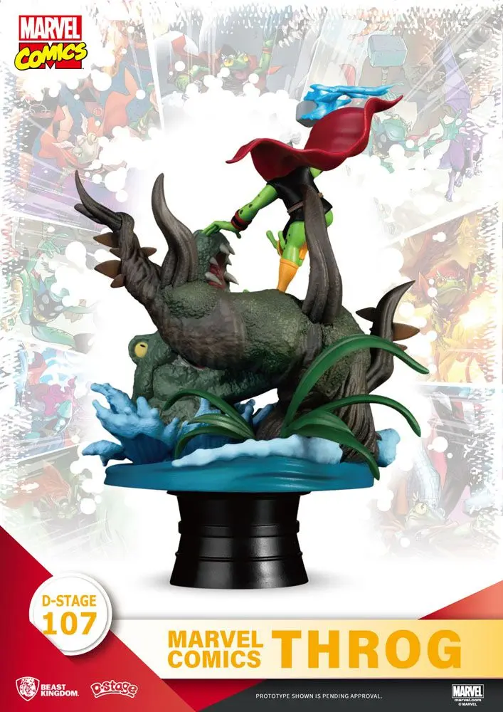Marvel Comics D-Stage PVC Diorama Throg 17 cm Produktfoto