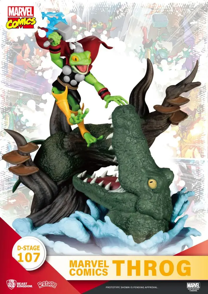 Marvel Comics D-Stage PVC Diorama Throg 17 cm Produktfoto