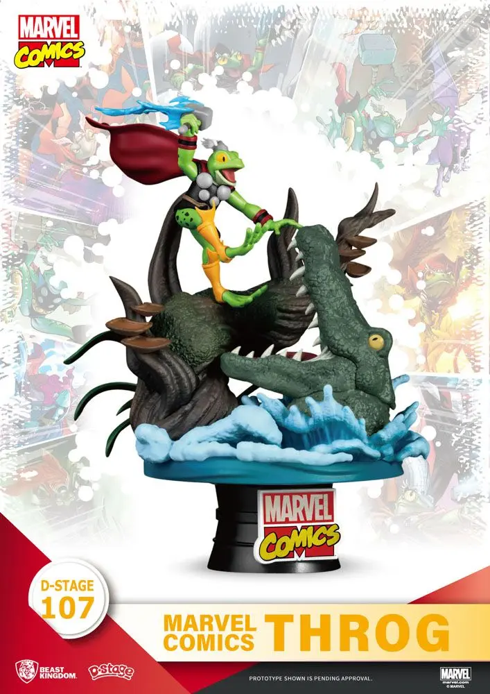 Marvel Comics D-Stage PVC Diorama Throg 17 cm Produktfoto