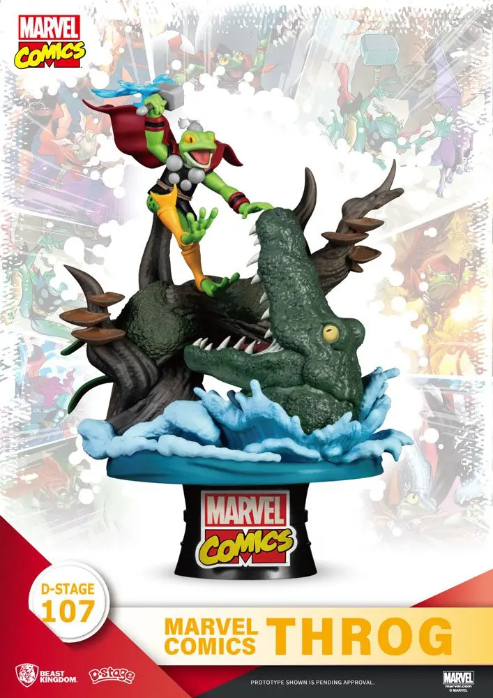 Marvel Comics D-Stage PVC Diorama Throg 17 cm Produktfoto