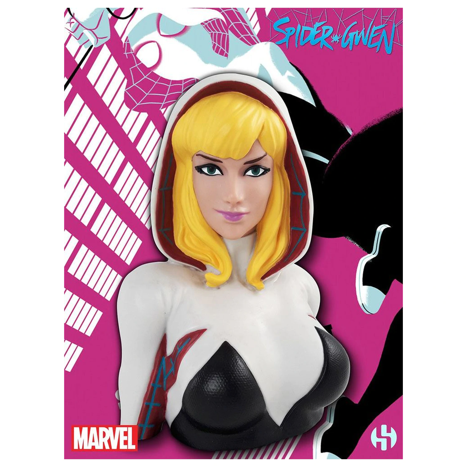 Marvel Comics Deluxe Spardose Spider-Gwen 20 cm Produktfoto