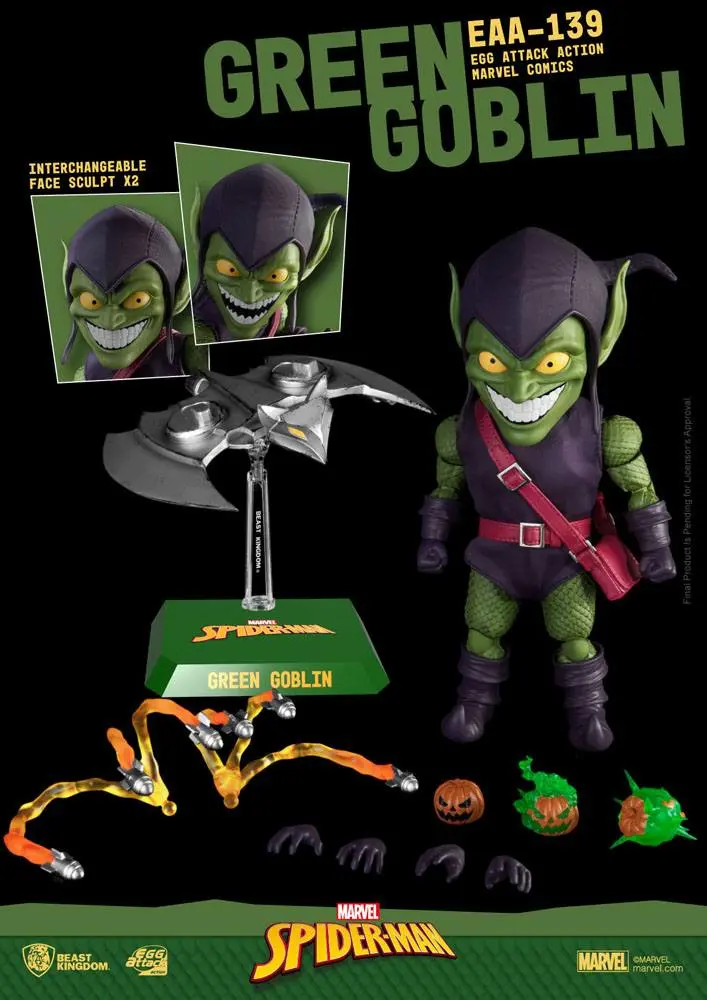 Marvel Comics Egg Attack Action Actionfigur Green Goblin 17 cm Produktfoto