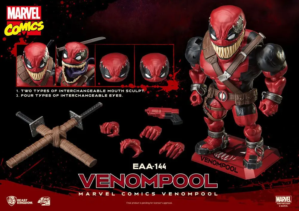 Marvel Comics Egg Attack Action Actionfigur Venompool 21 cm Produktfoto
