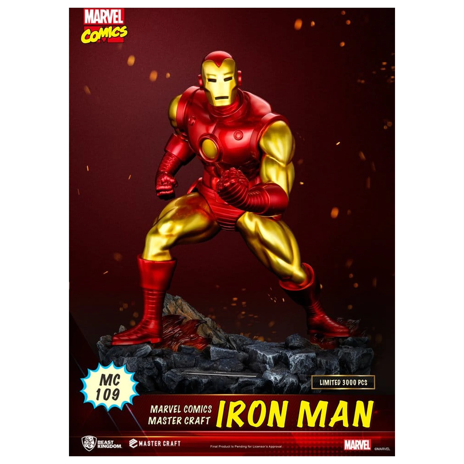 Marvel Comics Master Craft Statue Iron Man 29 cm Produktfoto