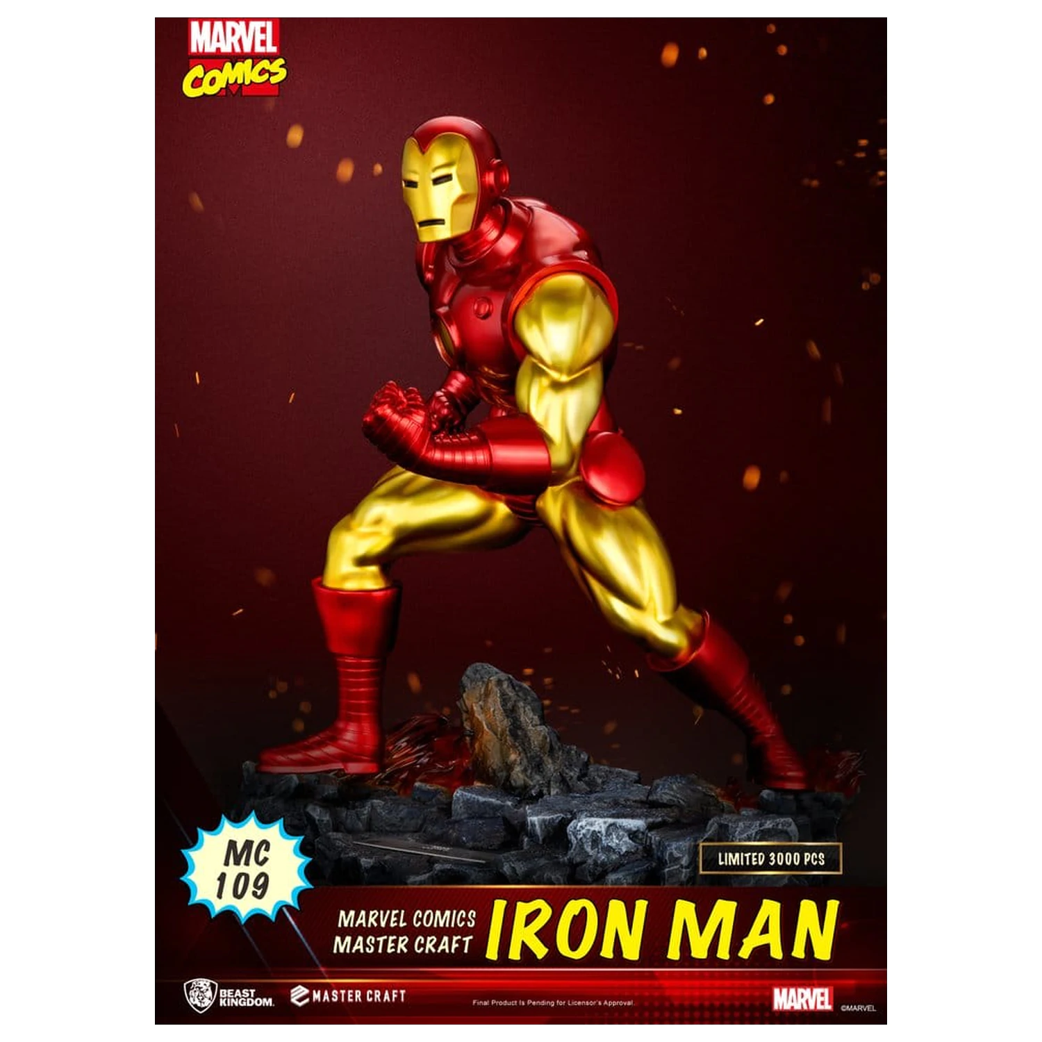 Marvel Comics Master Craft Statue Iron Man 29 cm Produktfoto