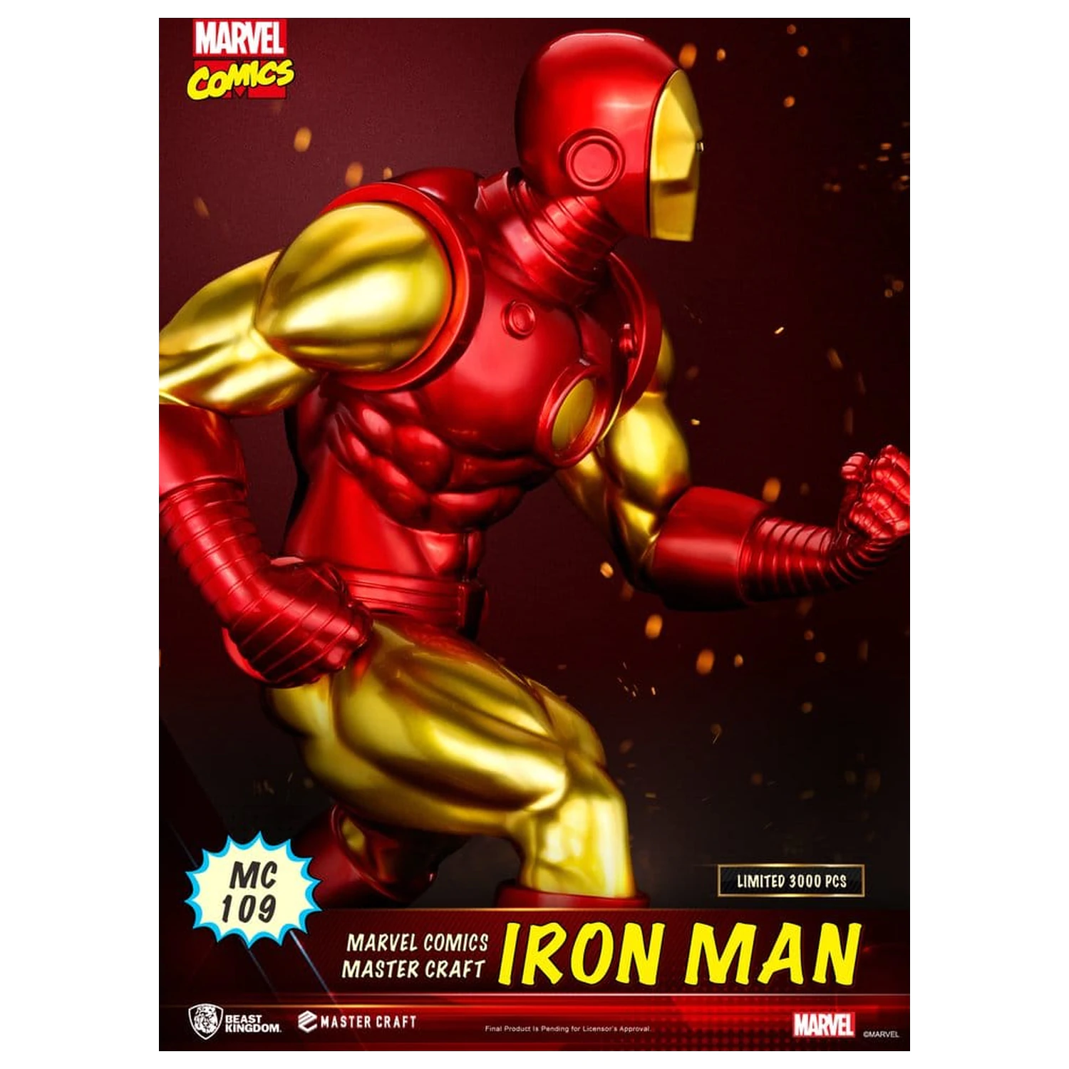 Marvel Comics Master Craft Statue Iron Man 29 cm Produktfoto