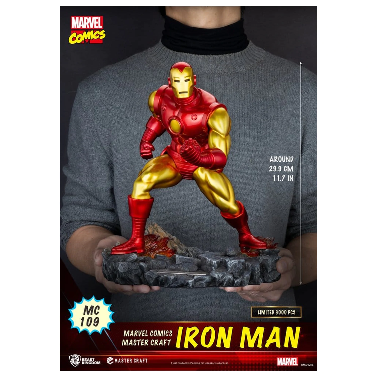 Marvel Comics Master Craft Statue Iron Man 29 cm Produktfoto