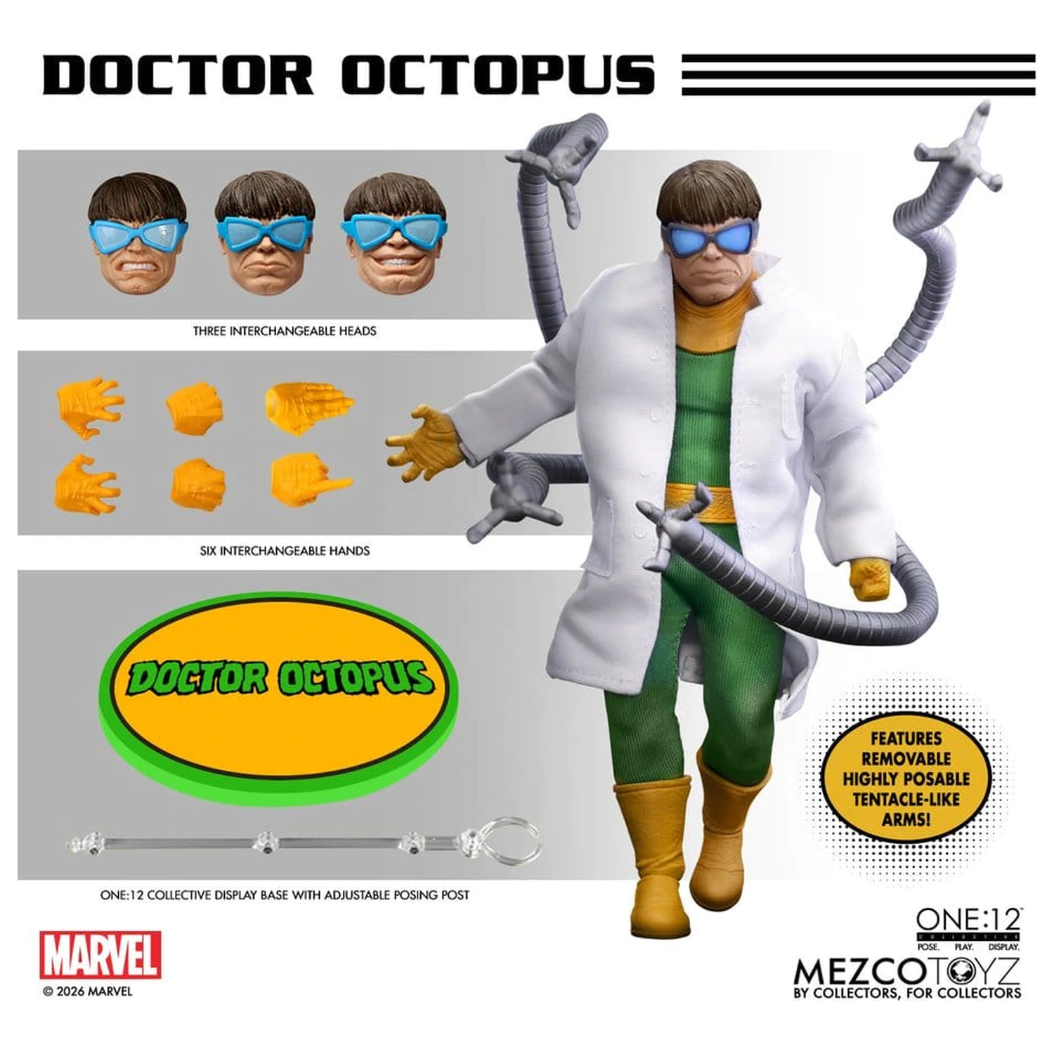 Marvel Comics One:12 Collective Actionfigur 1/12 Doctor Octopus 16 cm Produktfoto