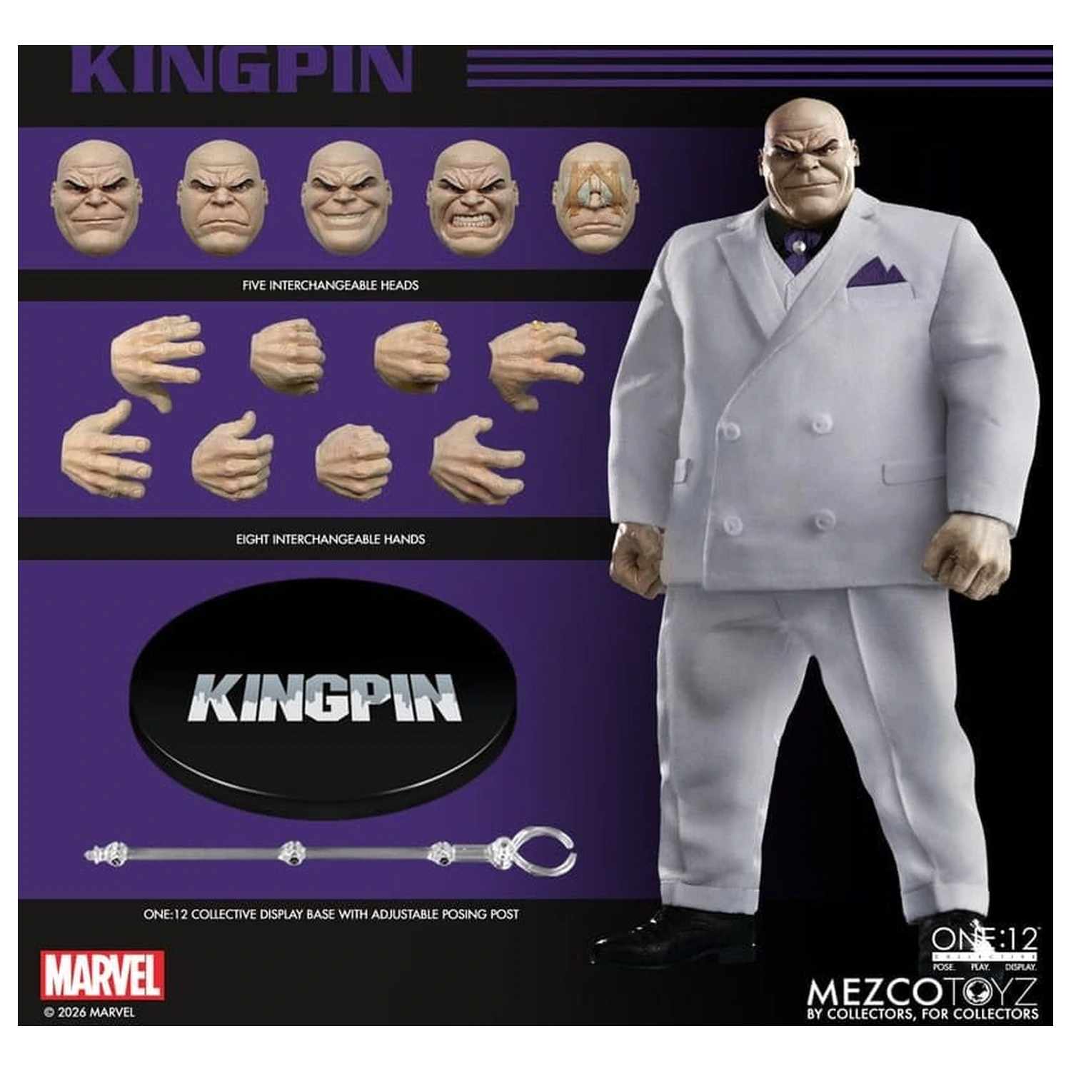 Marvel Comics One:12 Collective Action Figur 1/12 Kingpin 18 cm Produktfoto