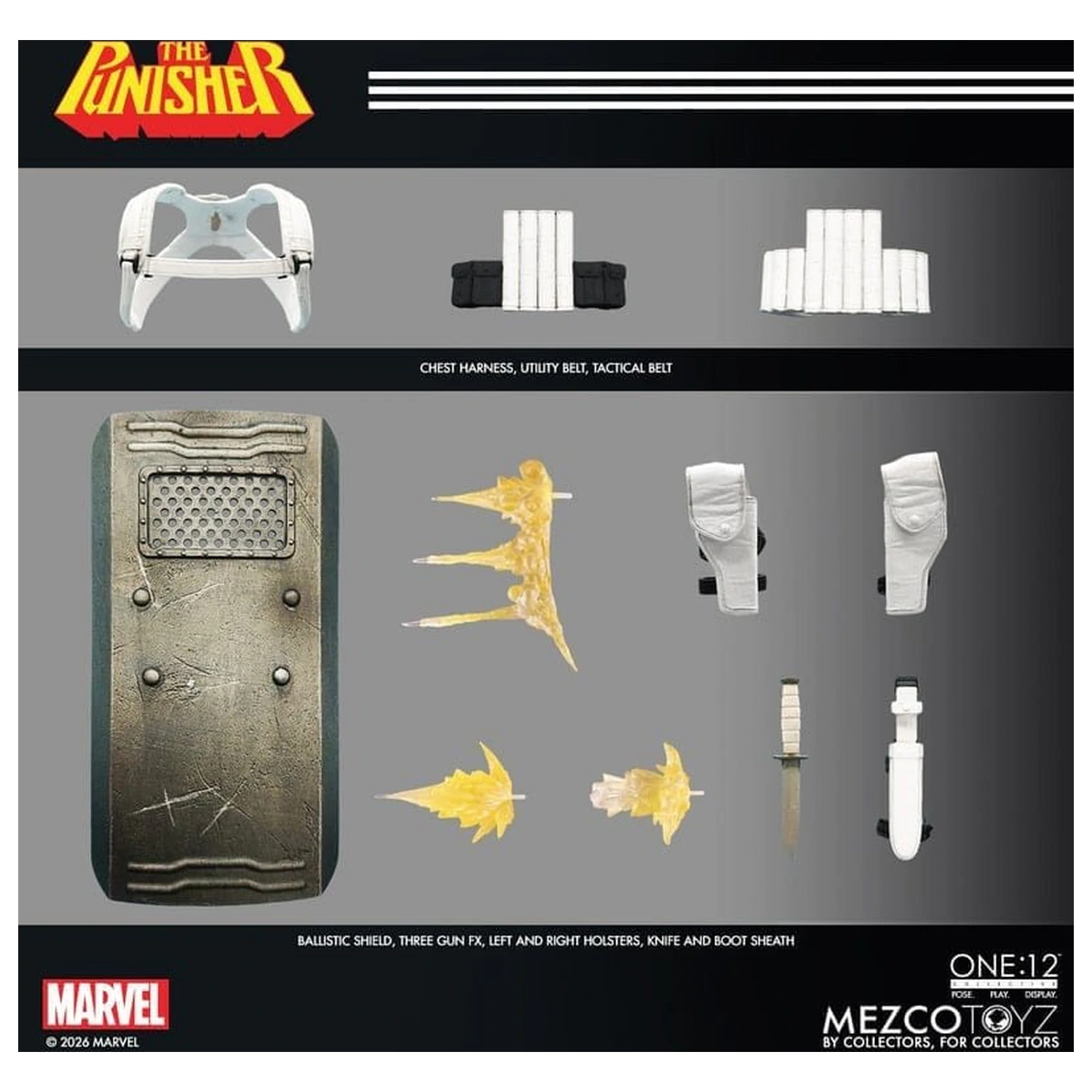 Marvel Comics One:12 Collective Action Figur 1/12 Punisher 17 cm Produktfoto